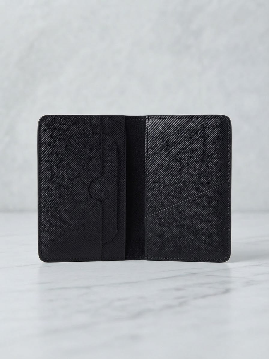 Saffiano Shine Minimal Wallet
