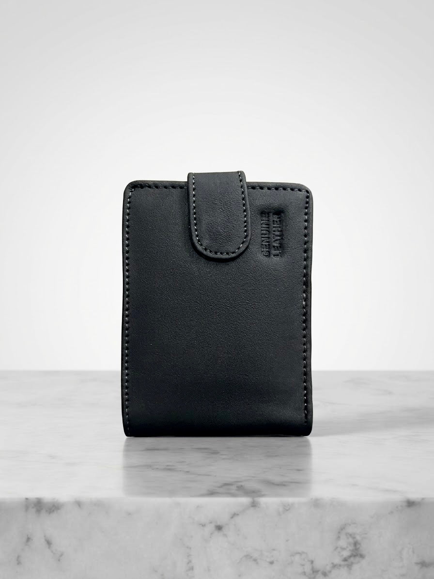 SnapLock Leather Bifold