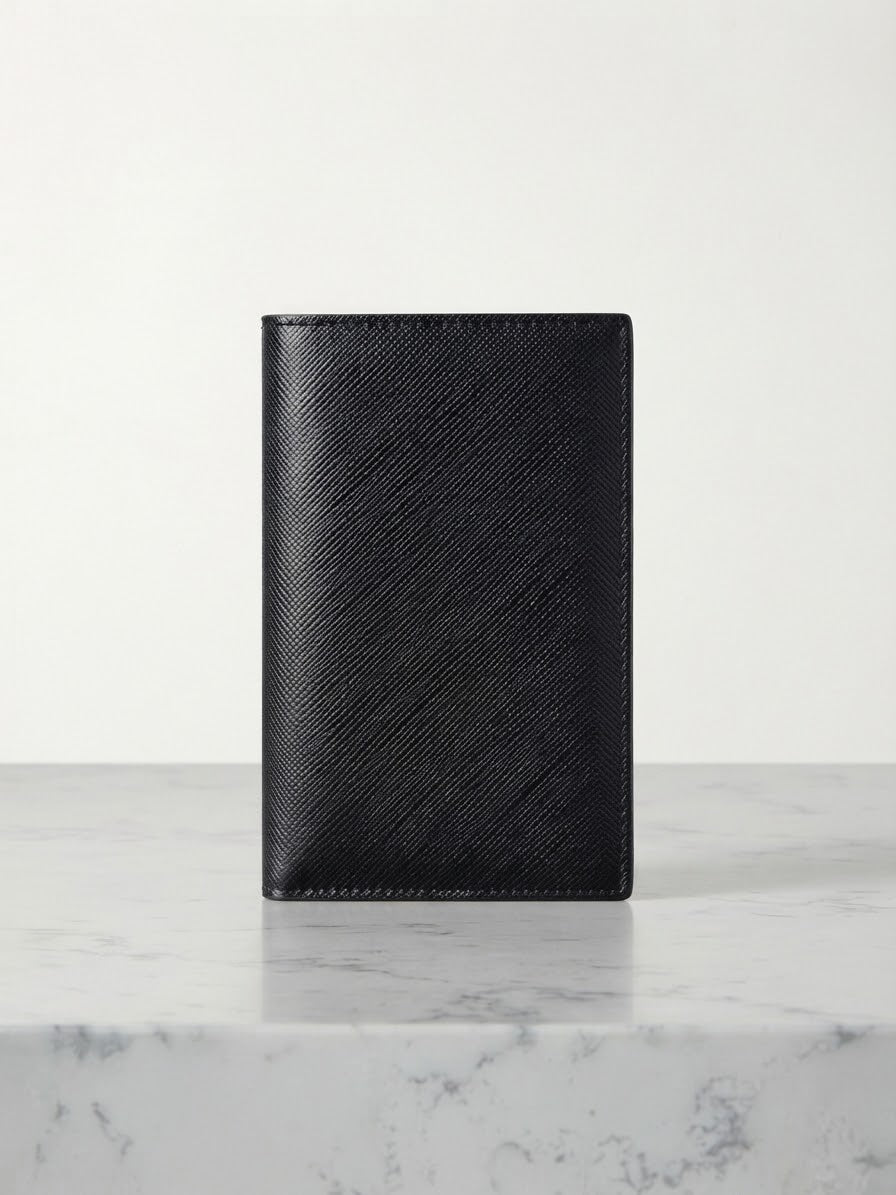 Saffiano Shine Minimal Wallet
